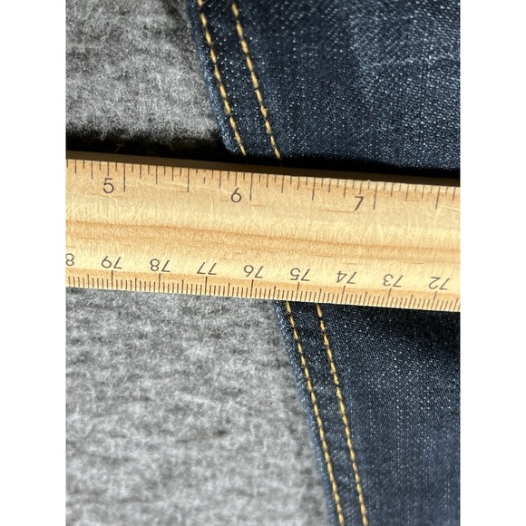 Levis 513 Jeans Medium Wash Denim Blue Straight Leg Slim Fit Mens Size 33x32 - Picture 6 of 11